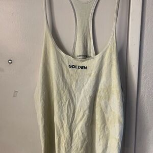 Cream Men's Tank Top, Medium
